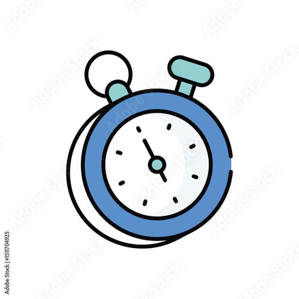 Obraz Stopwatch vector icon stock illustration