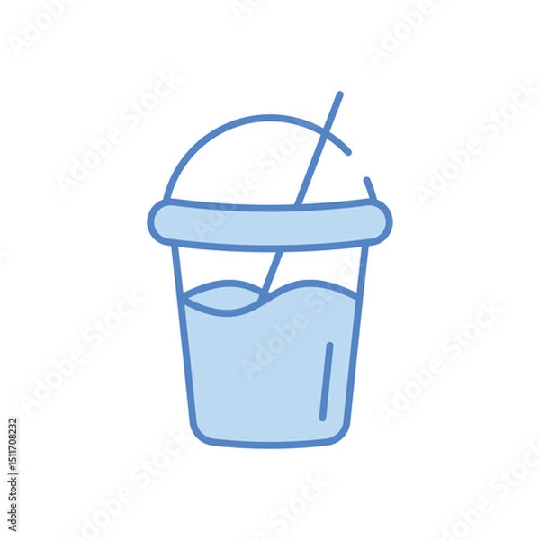 Obraz Juice vector icon stock illustration 