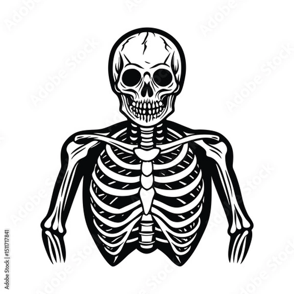 Obraz Skeleton Svg 