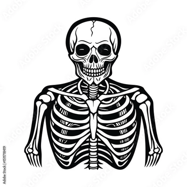 Obraz Skeleton Svg 
