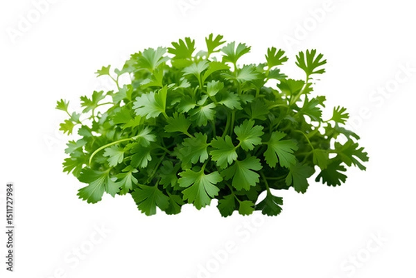 Fototapeta parsley isolated on white background