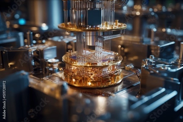 Fototapeta Complex quantum processor