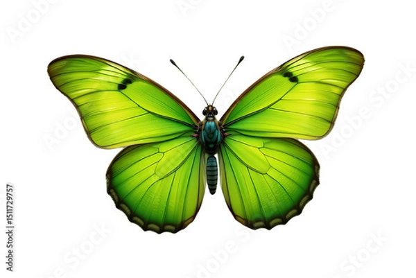 Fototapeta butterfly on white background