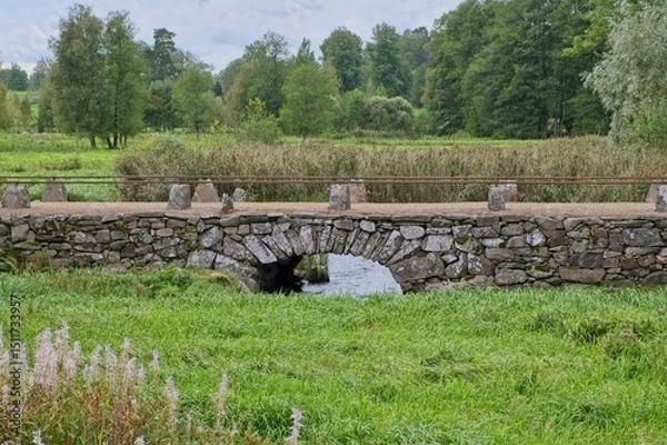 Obraz Old stone bridge Alvareds Bro in Skaraborg Sweden