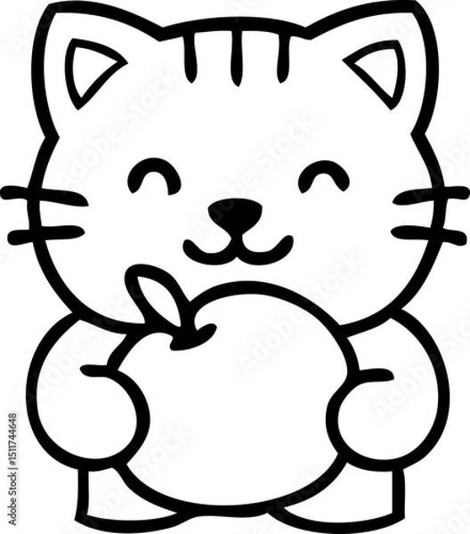 Fototapeta 맛있는 과일 색칠