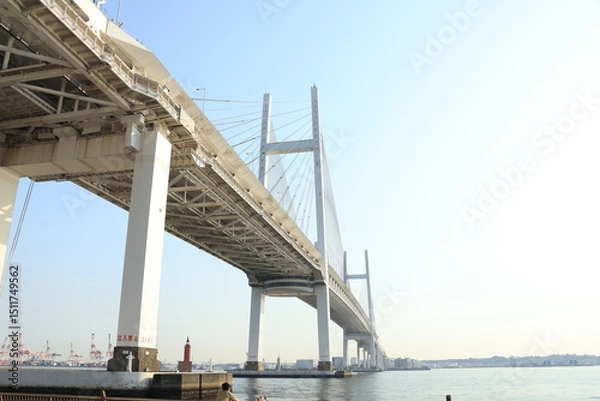 Obraz 横浜ベイブリッジの風景