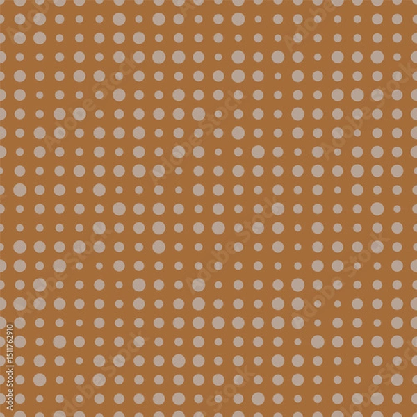 Fototapeta Vector Background. Dots of different sizes. Seamless pattern. Graphic image. Simplicity. Texture. Texture. Wallpaper. Noise.