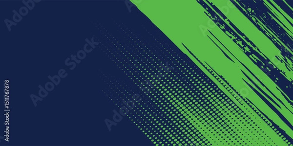 Fototapeta Sports background design with abstract modern template. Vector illustration of sport players in different activities grunge arts