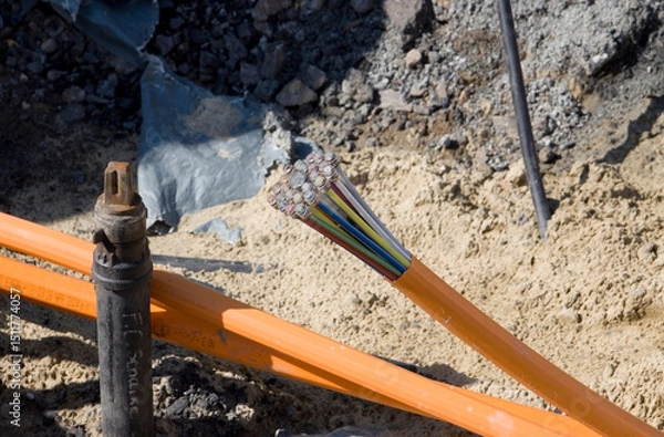 Fototapeta Glasfaserkabel 3