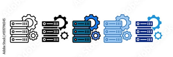 Obraz Data Center Icon Element For Design