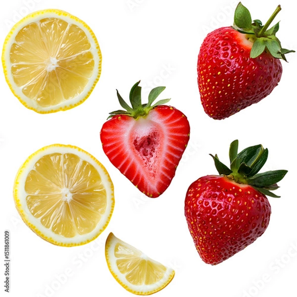 Obraz strawberry and lemon	
