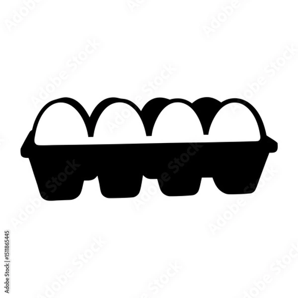 Fototapeta eggs in a box