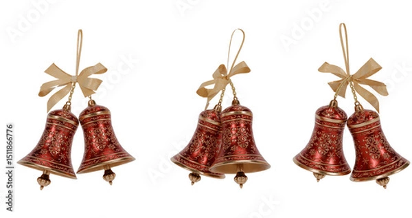 Obraz christmas bell transparent background
