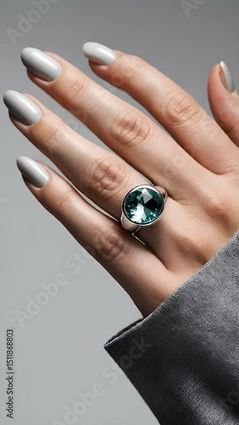 Obraz diamond ring in hand