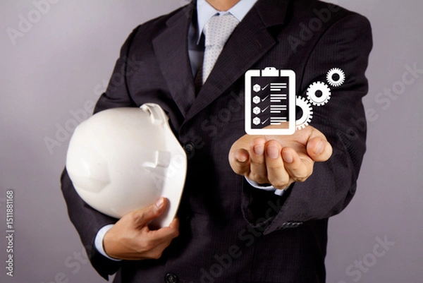 Fototapeta Engineering and Automation Concept