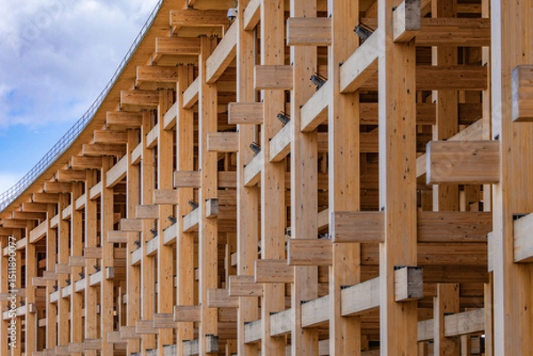 Obraz 日本建築探訪　大阪万博の木質構造建築物