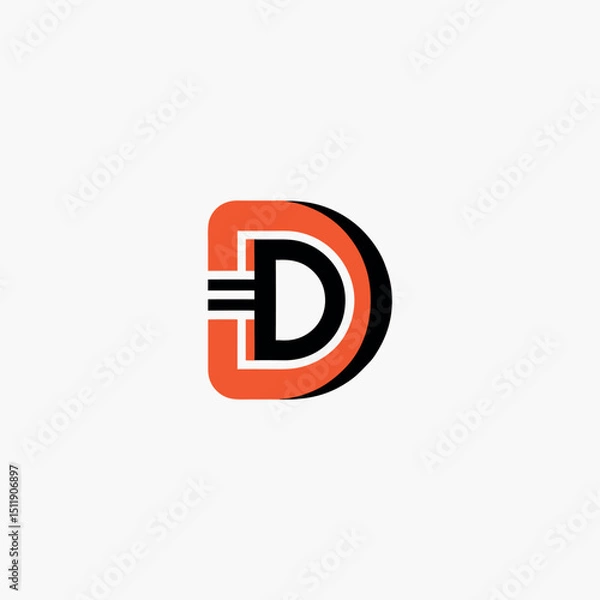 Obraz Do D letter logo here