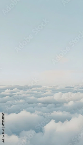 Fototapeta Soothing Minimalist Image of Soft Natural Sunlight