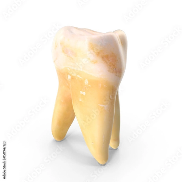 Obraz Tooth Isolated on Transparent Background