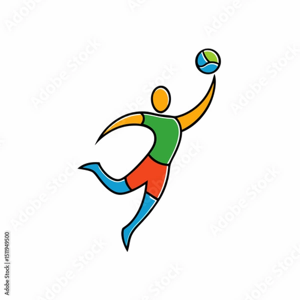 Obraz volleyball player