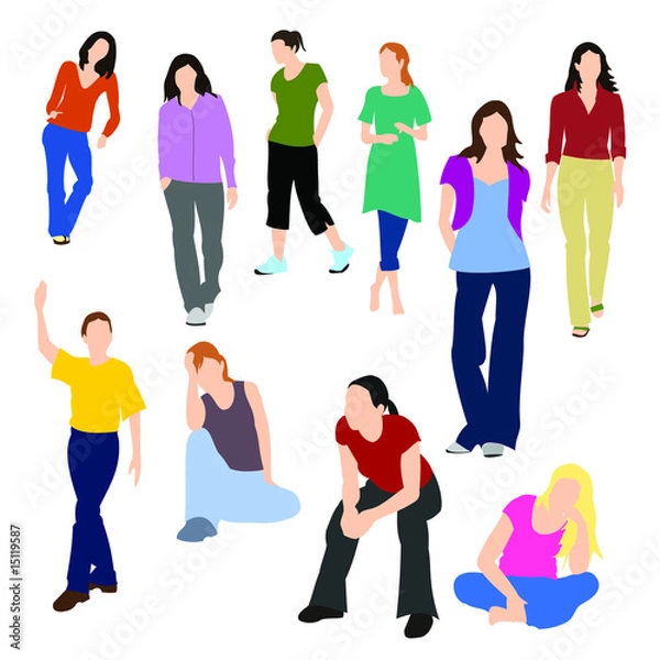 Fototapeta Women Set No.1.