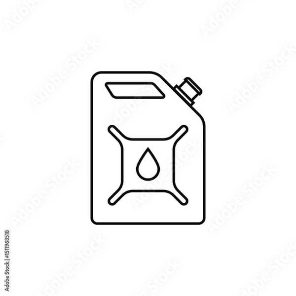Obraz Jerry Can Symbol Icon