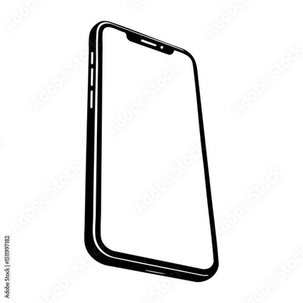 Fototapeta Smart Phone Vector on white background