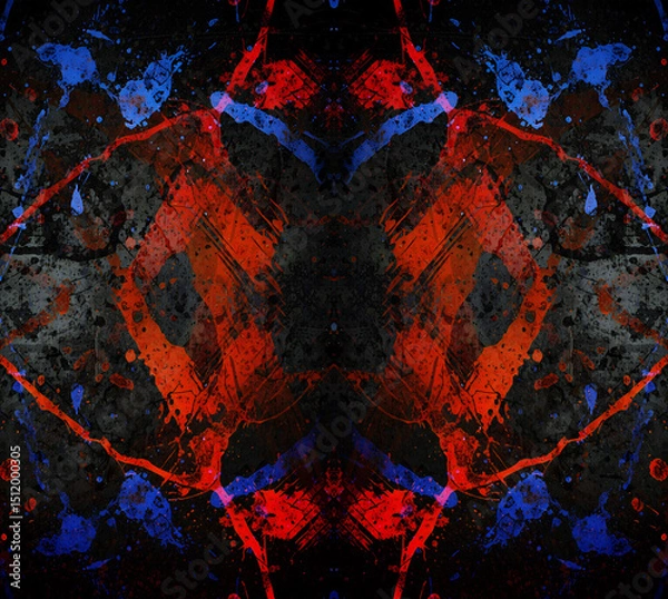 Fototapeta Vibrant Grunge Abstract Background Collection – Dirty, Textured, Colorful Paint Surfaces, Distressed Abstract Backgrounds – Messy, Colorful, Gritty Art Collection, Grunge Texture Pack for Creative Use