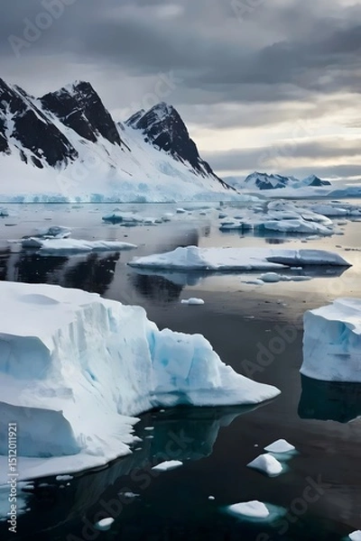 Fototapeta Icebergs