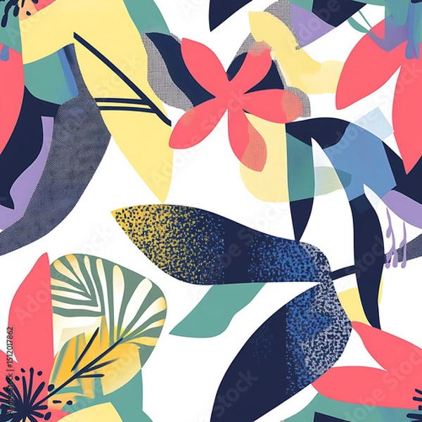 Obraz Elegant and Unique Floral Illustrations: Isolated Bouquets, Wreaths, and Botanical