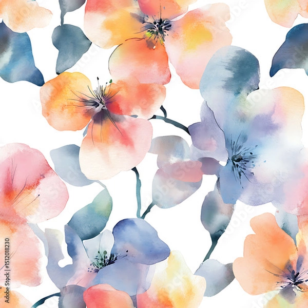 Obraz Elegant and Unique Floral Illustrations: Isolated Bouquets, Wreaths, and Botanical
