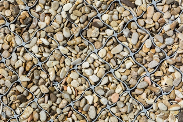 Fototapeta Pebble Stone Texture Background