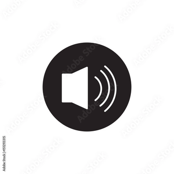 Fototapeta Volume up editable icon vector illustrator