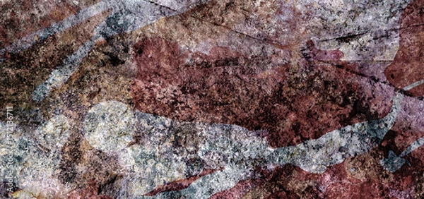 Fototapeta awesome textures blended each other.Eye catching textures. Stone, Marble. Multicolor. Background.