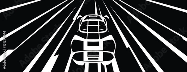 Fototapeta Abstract fast racing speed background