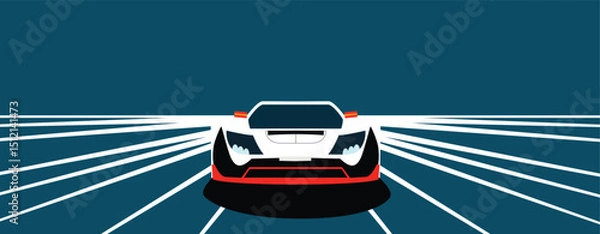 Fototapeta Abstract fast racing speed background