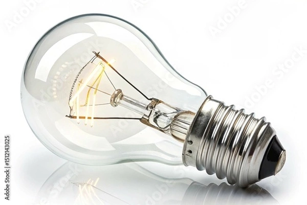 Obraz Bulb isolated on white background