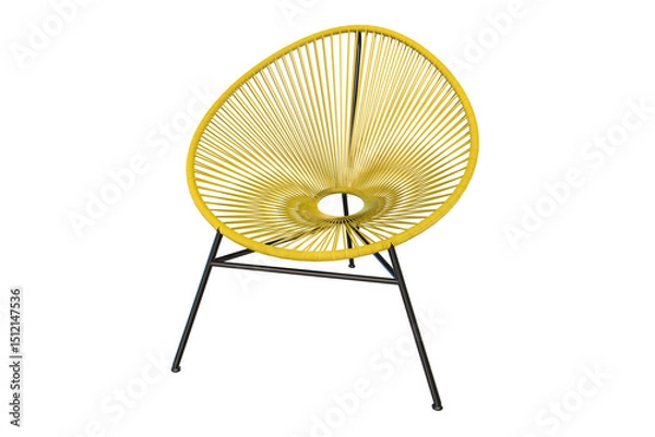 Obraz Yellow Acapulco Chair 3D Model