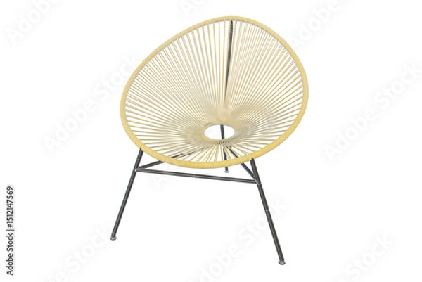 Obraz Yellow Acapulco Chair 3D Model