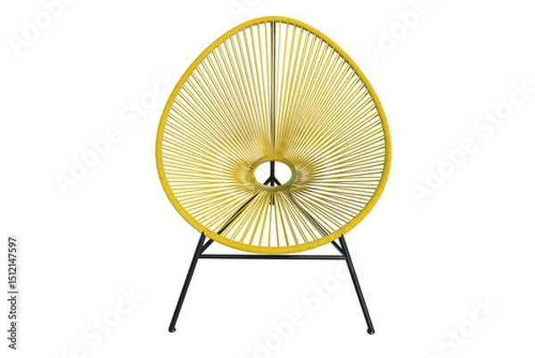 Obraz Yellow Acapulco Chair 3D Model