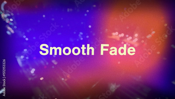 Fototapeta Smooth Fade Transition Title