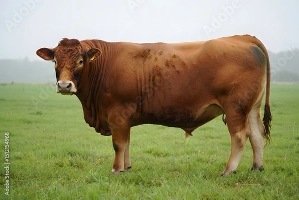 Fototapeta cow on a meadow