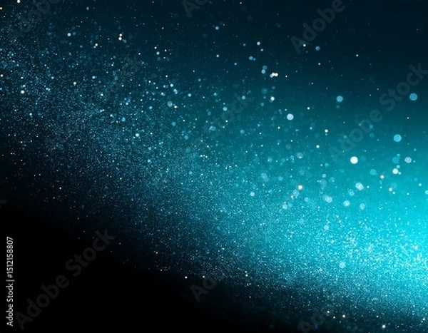 Obraz 癒しの光が漂うやわらかなブルーグラデーションアート