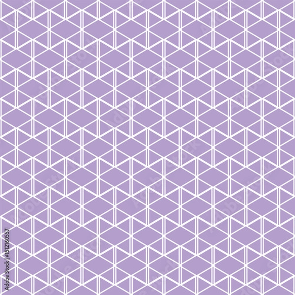 Fototapeta Purple Interlocking Triangle Pattern