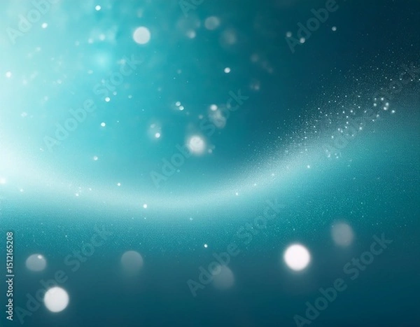 Obraz 柔らかく爽やかなアクアブルーのグラデーション背景イラスト