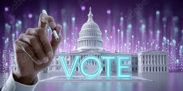 Fototapeta a realistic photo of a campaign approval process shown through a digital project tool