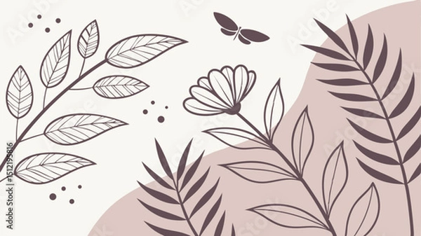 Fototapeta seamless pattern with feathers