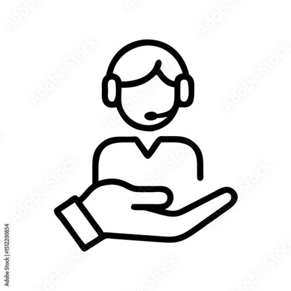 Obraz help support guide icon design
