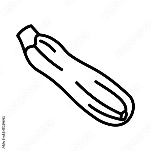 Fototapeta zucchini icon