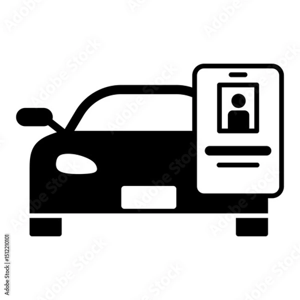 Obraz "Staff Parking Only" sign / icon